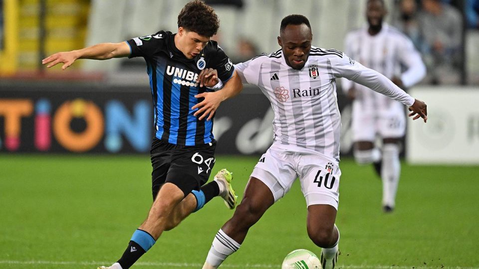 Beşiktaş Club Brugge deplasmanında