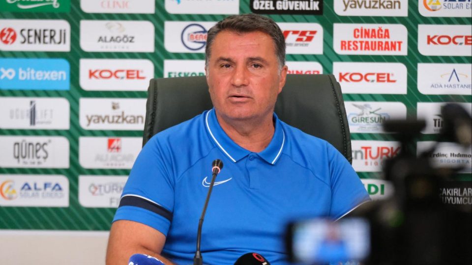 Giresunspor’un ilk yarı hedefi en az 15 puan toplamak