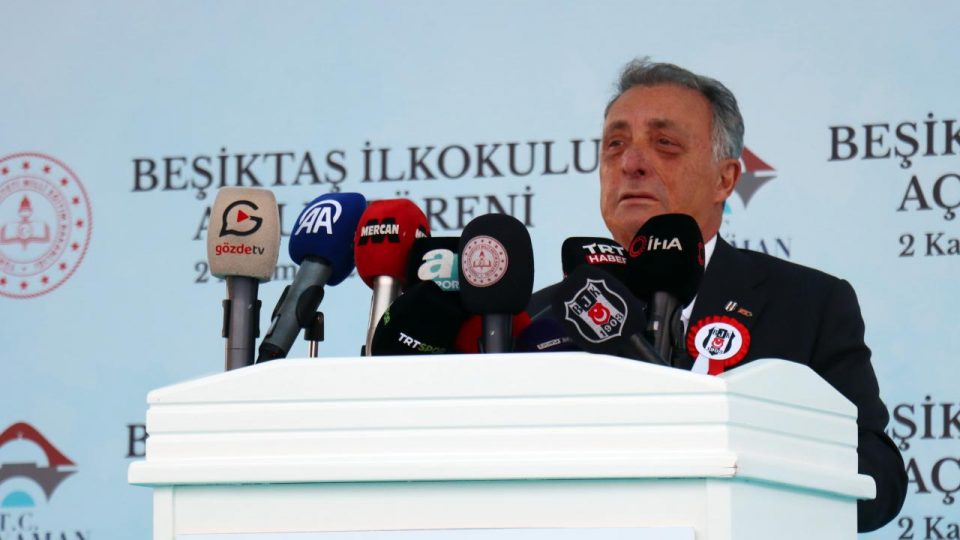 Beşiktaş Başkanı Çebi Beşiktaş İlkokulu’nun açılışında konuştu