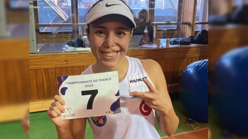 Milli pentatlet İlke Özyüksel Mihrioğlu Fransa’da gümüş madalya aldı
